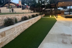 Stone Garden Beds by Kaius Landscaping & Construction