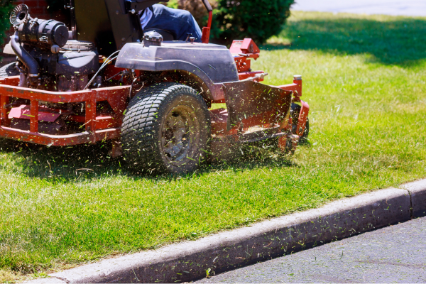 Lawn Mowing Services by Kaius Landscaping and Construction